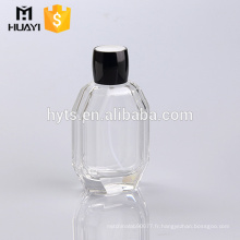 Flacons de parfum personnalisés 100 ml avec bouchon noir